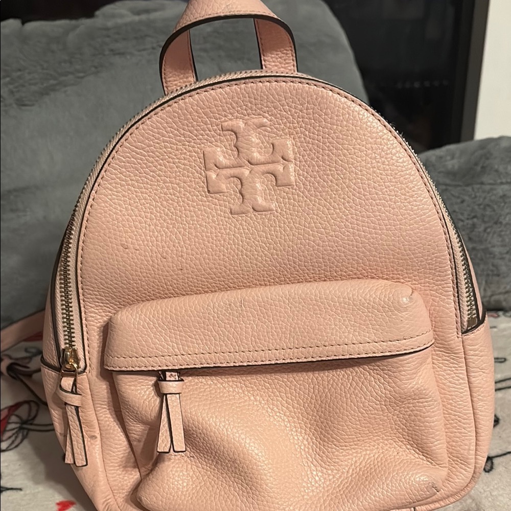 Tory Burch Pink Leather Backpack